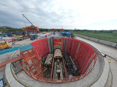 首臺盾構機順利始發(fā)!環(huán)北部灣廣東水資源配置工程進入盾構施工階段